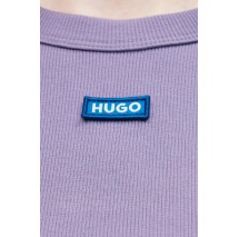 HUGO BOSS JERSEY TOP BABY TANK B ΤΟΠ ΜΠΛΟΥΖΑ ΓΥΝΑΙΚΕΙΑ PURPLE