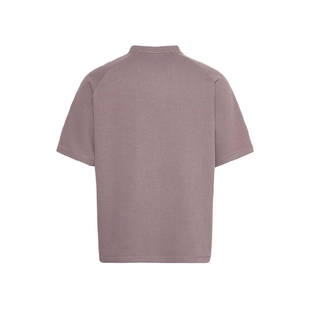 CALVIN KLEIN JEANS COZY FLATBACK RIB SS RELAXED TEE T-SHIRT ΜΠΛΟΥΖΑ ΑΝΔΡΙΚΗ TAUPE