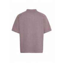 CALVIN KLEIN JEANS COZY FLATBACK RIB SS RELAXED TEE T-SHIRT ΜΠΛΟΥΖΑ ΑΝΔΡΙΚΗ TAUPE