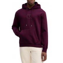 CALVIN KLEIN JEANS 350GSM FLEECE GIFT GIVING HOODIE ΜΠΛΟΥΖΑ ΦΟΥΤΕΡ ΑΝΔΡΙΚΗ BURGUNDY