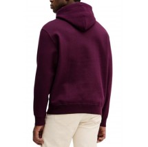 CALVIN KLEIN JEANS 350GSM FLEECE GIFT GIVING HOODIE ΜΠΛΟΥΖΑ ΦΟΥΤΕΡ ΑΝΔΡΙΚΗ BURGUNDY