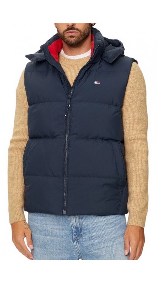 TOMMY JEANS ESSENTIAL DOWN VEST EXT ΓΙΛΕΚΟ ΜΠΟΥΦΑΝ ΑΝΔΡΙΚΟ DARK NAVY