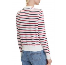 TOMMY JEANS ESSENTIAL CREW SWEATER EXT ΜΠΛΟΥΖΑ ΠΛΕΚΤΗ ΓΥΝΑΙΚΕΙΑ MULTI