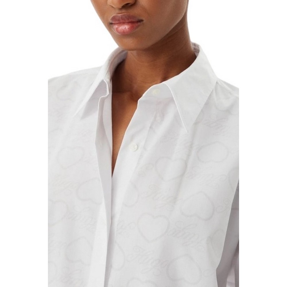 HUGO BOSS TAILORED BLOUSE ELISANA B  ΠΟΥΚΑΜΙΣΟ ΓΥΝΑΙΚΕΙΟ WHITE