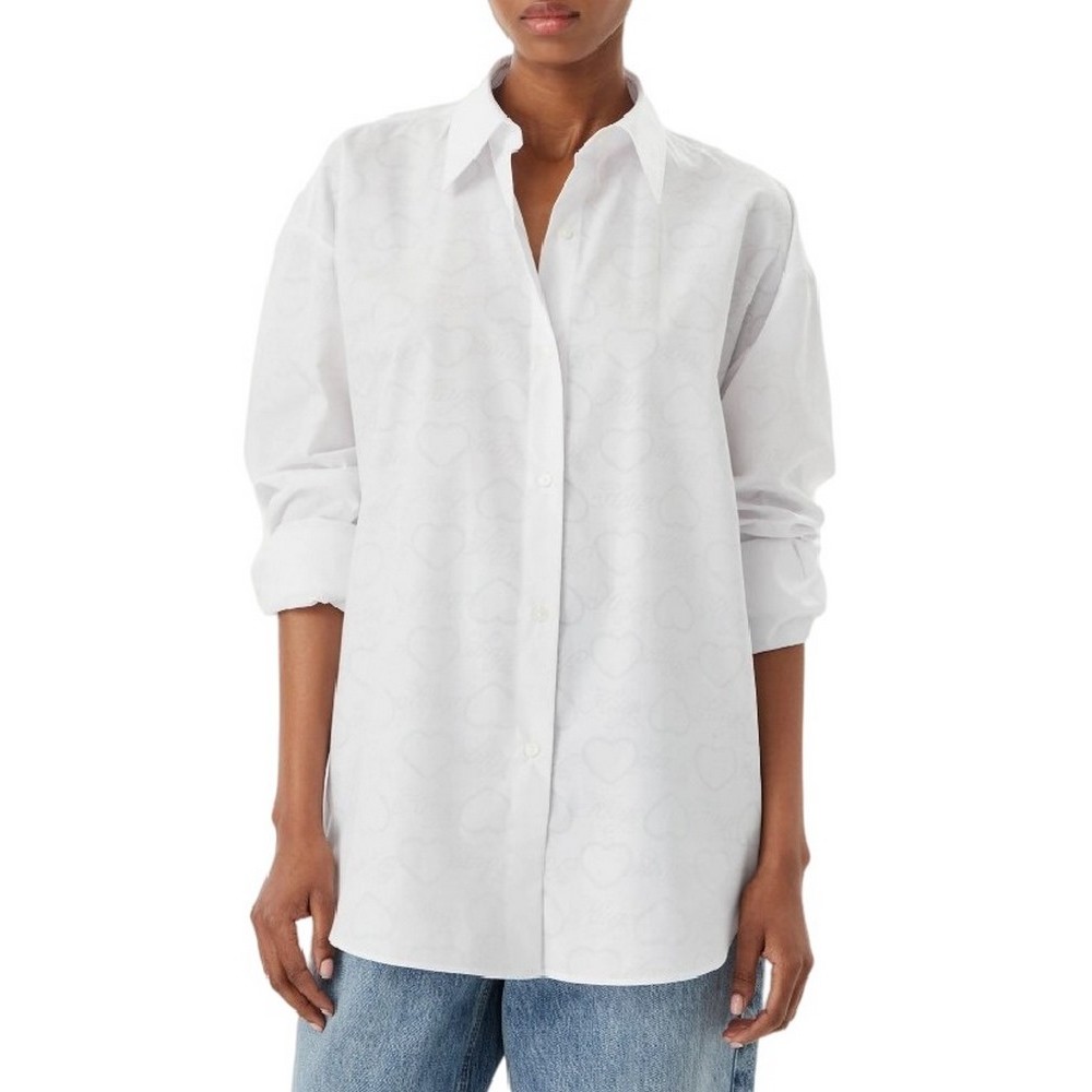 HUGO BOSS TAILORED BLOUSE ELISANA B  ΠΟΥΚΑΜΙΣΟ ΓΥΝΑΙΚΕΙΟ WHITE