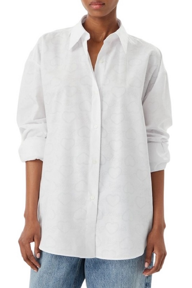 HUGO BOSS TAILORED BLOUSE ELISANA B  ΠΟΥΚΑΜΙΣΟ ΓΥΝΑΙΚΕΙΟ WHITE