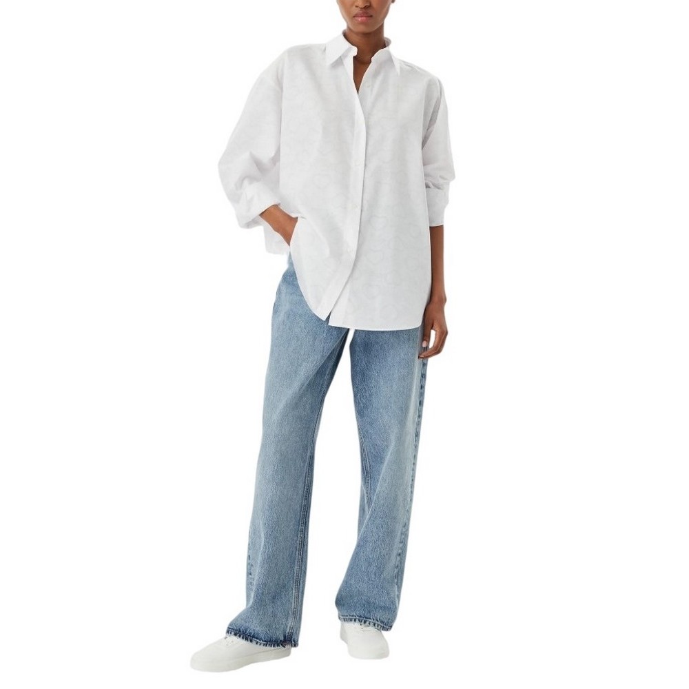 HUGO BOSS TAILORED BLOUSE ELISANA B  ΠΟΥΚΑΜΙΣΟ ΓΥΝΑΙΚΕΙΟ WHITE