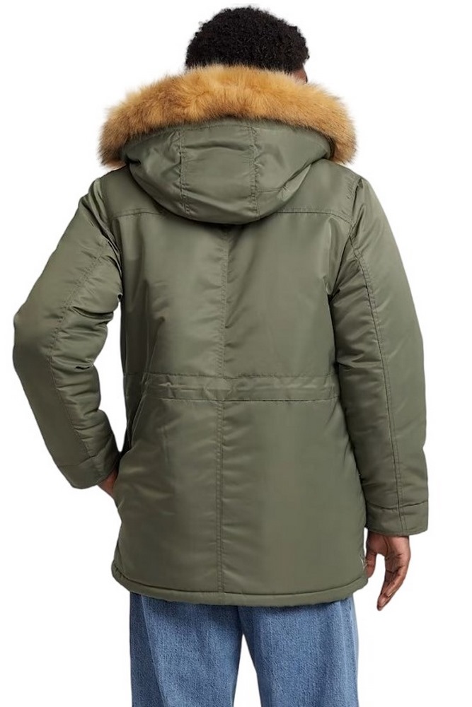 GUESS JEANS NYLON PARKA ΜΠΟΥΦΑΝ ΑΝΔΡΙΚΟ KHAKI