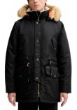 GUESS JEANS NYLON PARKA ΜΠΟΥΦΑΝ ΑΝΔΡΙΚΟ BLACK