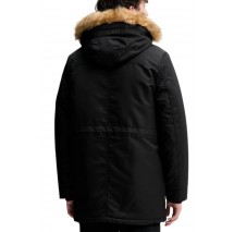 GUESS JEANS NYLON PARKA ΜΠΟΥΦΑΝ ΑΝΔΡΙΚΟ BLACK