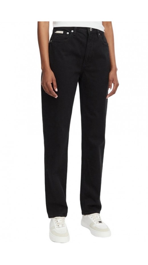 CALVIN KLEIN JEANS NEW MOM JEAN SOFT BLACK ΤΖΙΝ ΠΑΝΤΕΛΟΝΙ ΓΥΝΑΙΚΕΙΟ DENIM BLACK