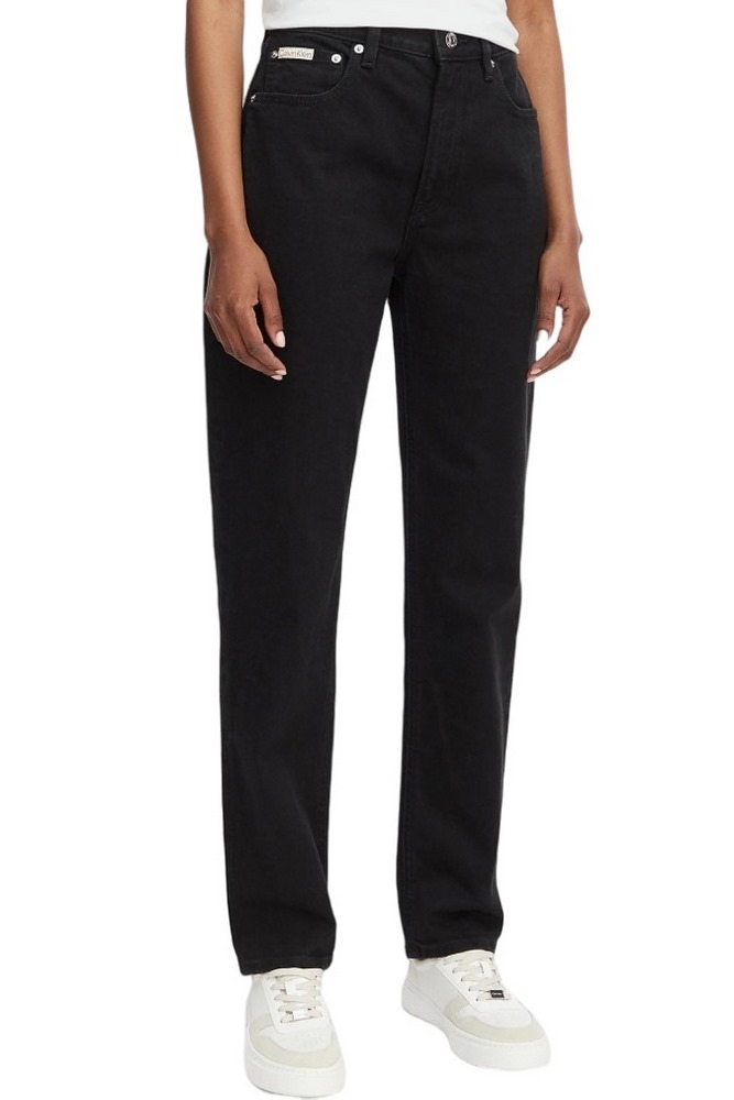 CALVIN KLEIN JEANS NEW MOM JEAN SOFT BLACK ΤΖΙΝ ΠΑΝΤΕΛΟΝΙ ΓΥΝΑΙΚΕΙΟ DENIM BLACK