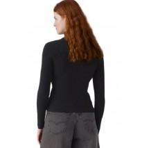 LEVIS® RIB CREW SWEATER ΠΛΕΚΤΗ ΜΠΛΟΥΖΑ ΓΥΝΑΙΚΕΙΑ BLACK