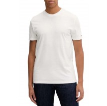 TOMMY JEANS REG TONAL SIGNATURE T-SHIRT ΜΠΛΟΥΖΑ ΑΝΤΡΙΚΗ ECRU
