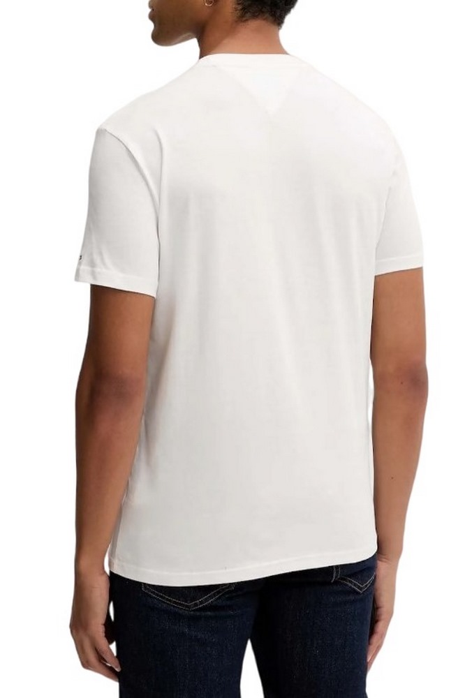 TOMMY JEANS REG TONAL SIGNATURE T-SHIRT ΜΠΛΟΥΖΑ ΑΝΤΡΙΚΗ ECRU