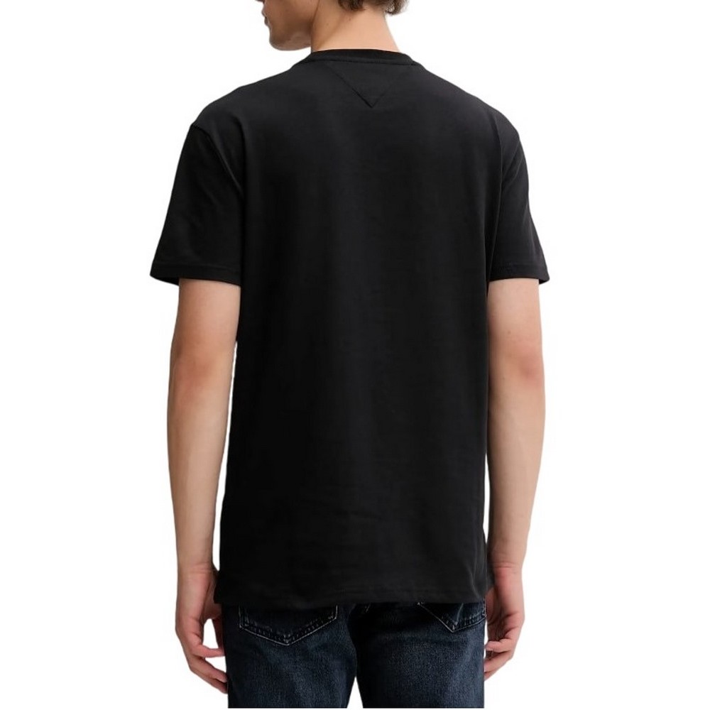 TOMMY JEANS REG TONAL SIGNATURE T-SHIRT ΜΠΛΟΥΖΑ ΑΝΤΡΙΚΗ BLACK