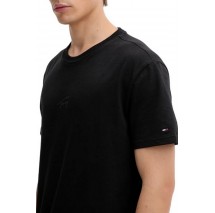 TOMMY JEANS REG TONAL SIGNATURE T-SHIRT ΜΠΛΟΥΖΑ ΑΝΤΡΙΚΗ BLACK