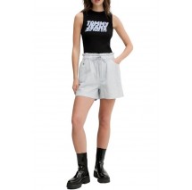 TOMMY JEANS SLIM SH TJ BUBBLE TANK ΤΟΠ ΓΥΝΑΙΚΕΙΟ BLACK