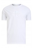 CALVIN KLEIN JEANS HI LOW EMB 16S JERSEY CN TEE T-SHIRT ΜΠΛΟΥΖΑ ΑΝΔΡΙΚΗ BRIGHT WHITE