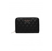 GUESS ATABEY SLG MEDIUM ZIP AROUND ΠΟΡΤΟΦΟΛΙ ΓΥΝΑΙΚΕΙΟ BLACK