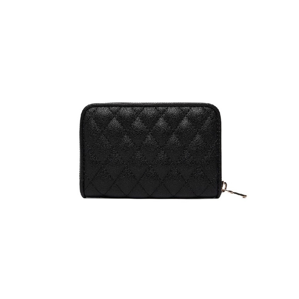 GUESS ATABEY SLG MEDIUM ZIP AROUND ΠΟΡΤΟΦΟΛΙ ΓΥΝΑΙΚΕΙΟ BLACK