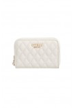 GUESS ATABEY SLG MEDIUM ZIP AROUND ΠΟΡΤΟΦΟΛΙ ΓΥΝΑΙΚΕΙΟ OFF WHITE