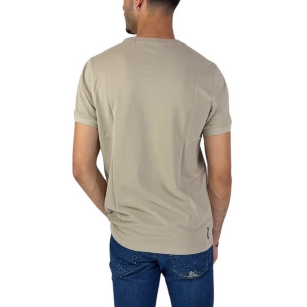 U.S POLO ASSN BREN 000272 CHL4 T-SHIRT ΜΠΛΟΥΖΑ ΑΝΔΡΙΚΗ BEIGE
