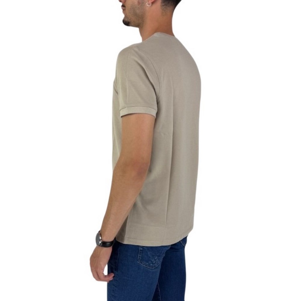 U.S POLO ASSN BREN 000272 CHL4 T-SHIRT ΜΠΛΟΥΖΑ ΑΝΔΡΙΚΗ BEIGE