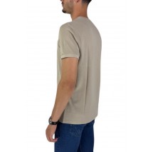 U.S POLO ASSN BREN 000272 CHL4 T-SHIRT ΜΠΛΟΥΖΑ ΑΝΔΡΙΚΗ BEIGE