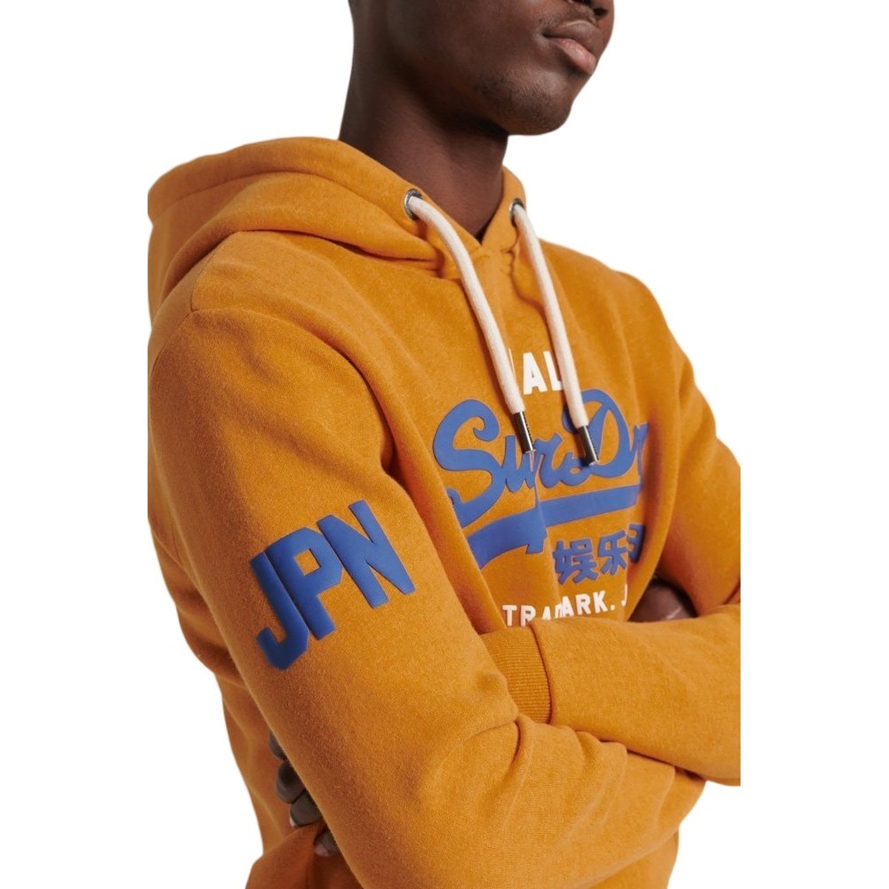 ΜΠΛΟΥΖΑ ΦΟΥΤΕΡ OVIN VINTAGE VL CLASSIC ΑΝΔΡΙΚΗ SUPERDRY ORANGE