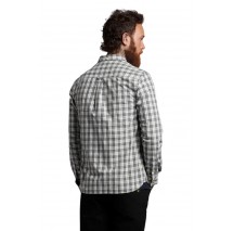 ΠΟΥΚΑΜΙΣΟ MAINRANGE CHECKED POPLIN SHIRT ΑΝΔΡΙΚΟ LYLE AND SCOTT GREY