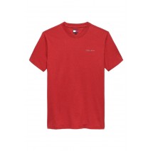 TOMMY JEANS SLIM LINEAR CHEST TEE T-SHIRT ΜΠΛΟΥΖΑ ΑΝΔΡΙΚΗ RED