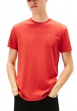 TOMMY JEANS SLIM LINEAR CHEST TEE T-SHIRT ΜΠΛΟΥΖΑ ΑΝΔΡΙΚΗ RED