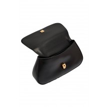 CALVIN KLEIN TOP HANDLE WITH CHAIN BAG ΤΣΑΝΤΑ ΓΥΝΑΙΚΕΙΑ BLACK