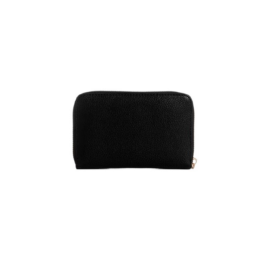 GUESS LAUREL SLG MEDIUM ZIP AROUND ΑΞΕΣΟΥΑΡ ΠΟΡΤΟΦΟΛΙ ΓΥΝΑΙΚΕΙΟ BLACK