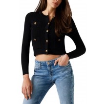 GUESS LS CN EMMIE CARDI SWTR ΖΑΚΕΤΑ ΓΥΝΑΙΚΕΙΑ BLACK