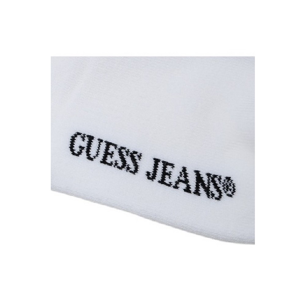 GUESS JEANS  UNISEX CREW SOCK ΚΑΛΤΣΕΣ ΑΝΔΡΙΚΕΣ WHITE