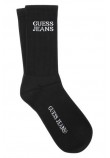 GUESS JEANS  UNISEX CREW SOCK ΚΑΛΤΣΕΣ ΑΝΔΡΙΚΕΣ BLACK