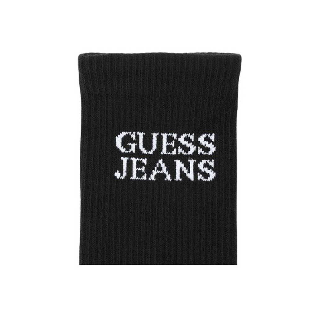 GUESS JEANS  UNISEX CREW SOCK ΚΑΛΤΣΕΣ ΑΝΔΡΙΚΕΣ BLACK