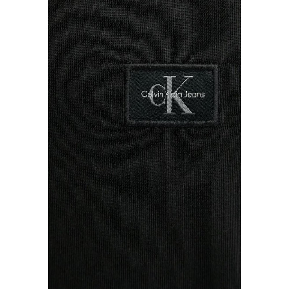 CALVIN KLEIN JEANS WOVEN LABEL RELAXED TEE T-SHIRT ΜΠΛΟΥΖΑ ΑΝΔΡΙΚΗ BLACK