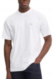 CALVIN KLEIN JEANS WOVEN LABEL RELAXED TEE T-SHIRT ΜΠΛΟΥΖΑ ΑΝΔΡΙΚΗ BRIGHT WHITE