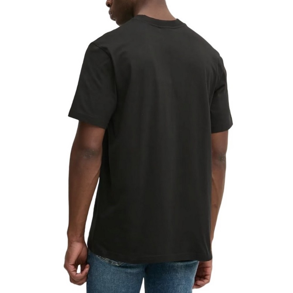CALVIN KLEIN JEANS WOVEN LABEL RELAXED TEE T-SHIRT ΜΠΛΟΥΖΑ ΑΝΔΡΙΚΗ BLACK