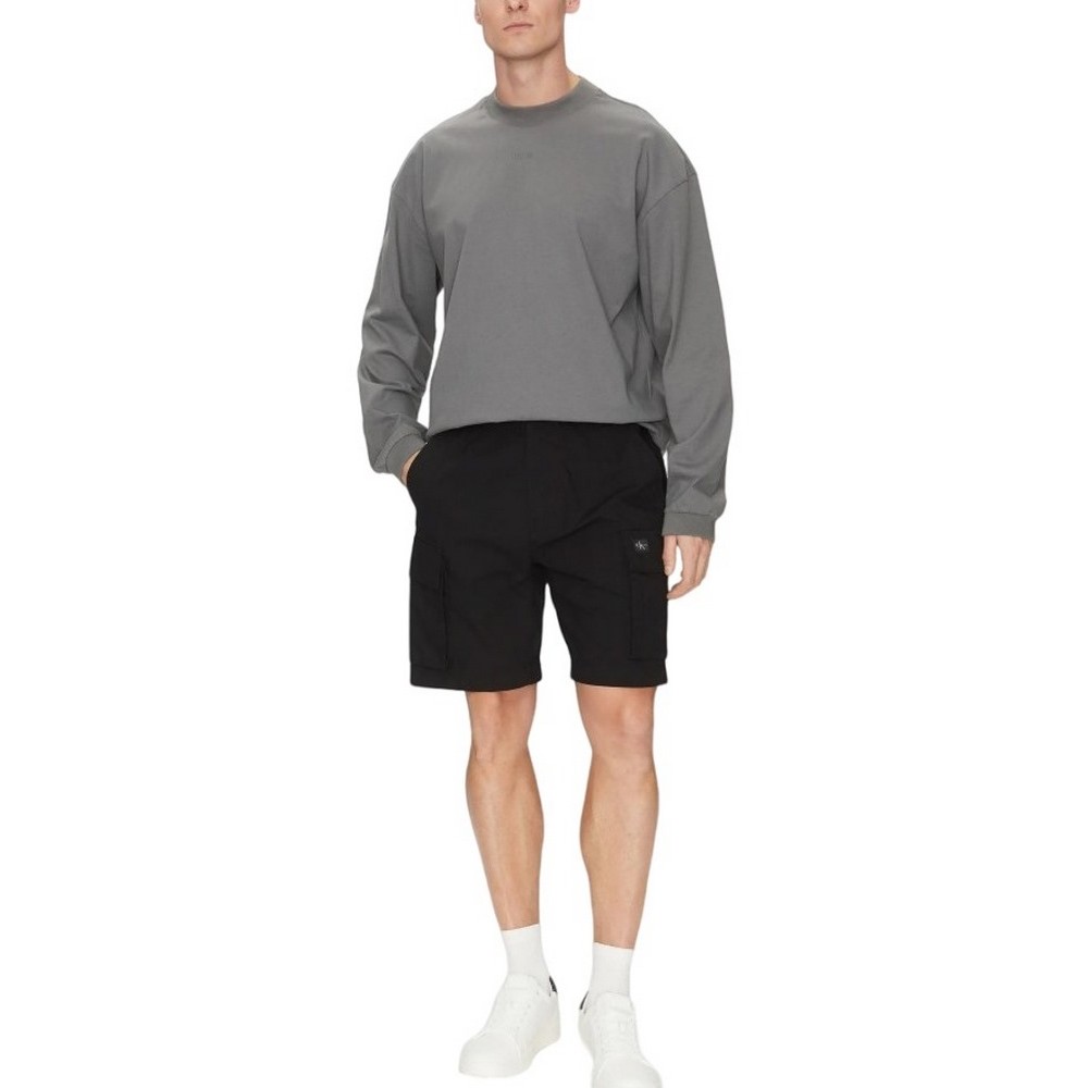 CALVIN KLEIN JEANS WASHED CARGO SHORT ΒΕΡΜΟΥΔΑ ΑΝΔΡΙΚΗ OLIVE