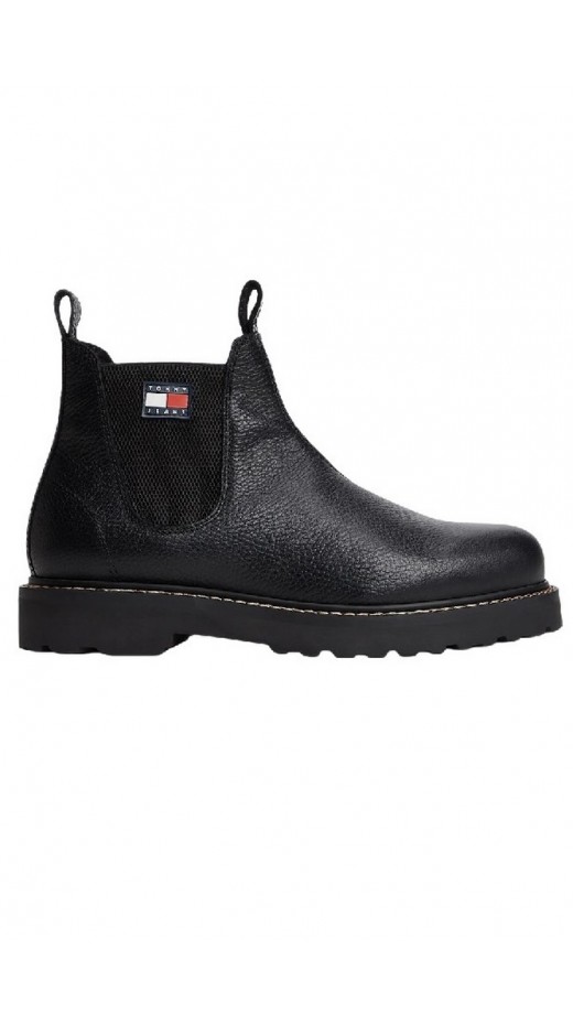 TOMMY JEANS ARCHIVE 01 TUMBLE CHELSEA WARM ΠΑΠΟΥΤΣΙ ΑΝΔΡΙΚΟ BLACK