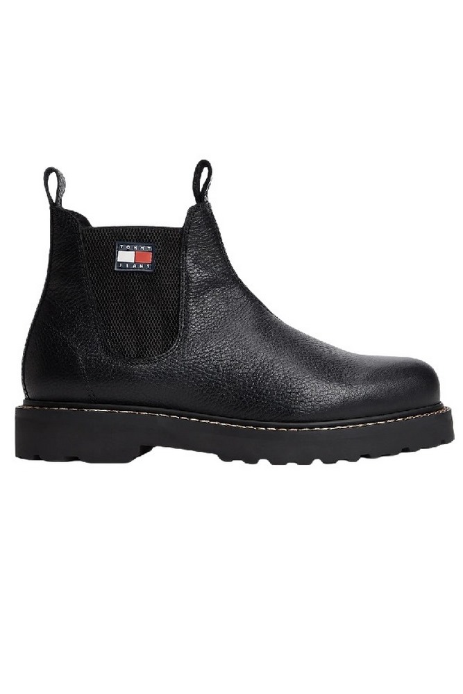 TOMMY JEANS ARCHIVE 01 TUMBLE CHELSEA WARM ΠΑΠΟΥΤΣΙ ΑΝΔΡΙΚΟ BLACK