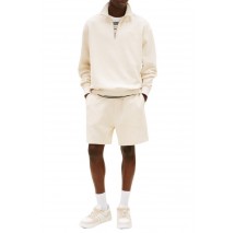 TOMMY JEANS RLX WAFFLE SCRIPT QRTR ZIP ΜΠΛΟΥΖΑ ΑΝΔΡΙΚΗ ECRU