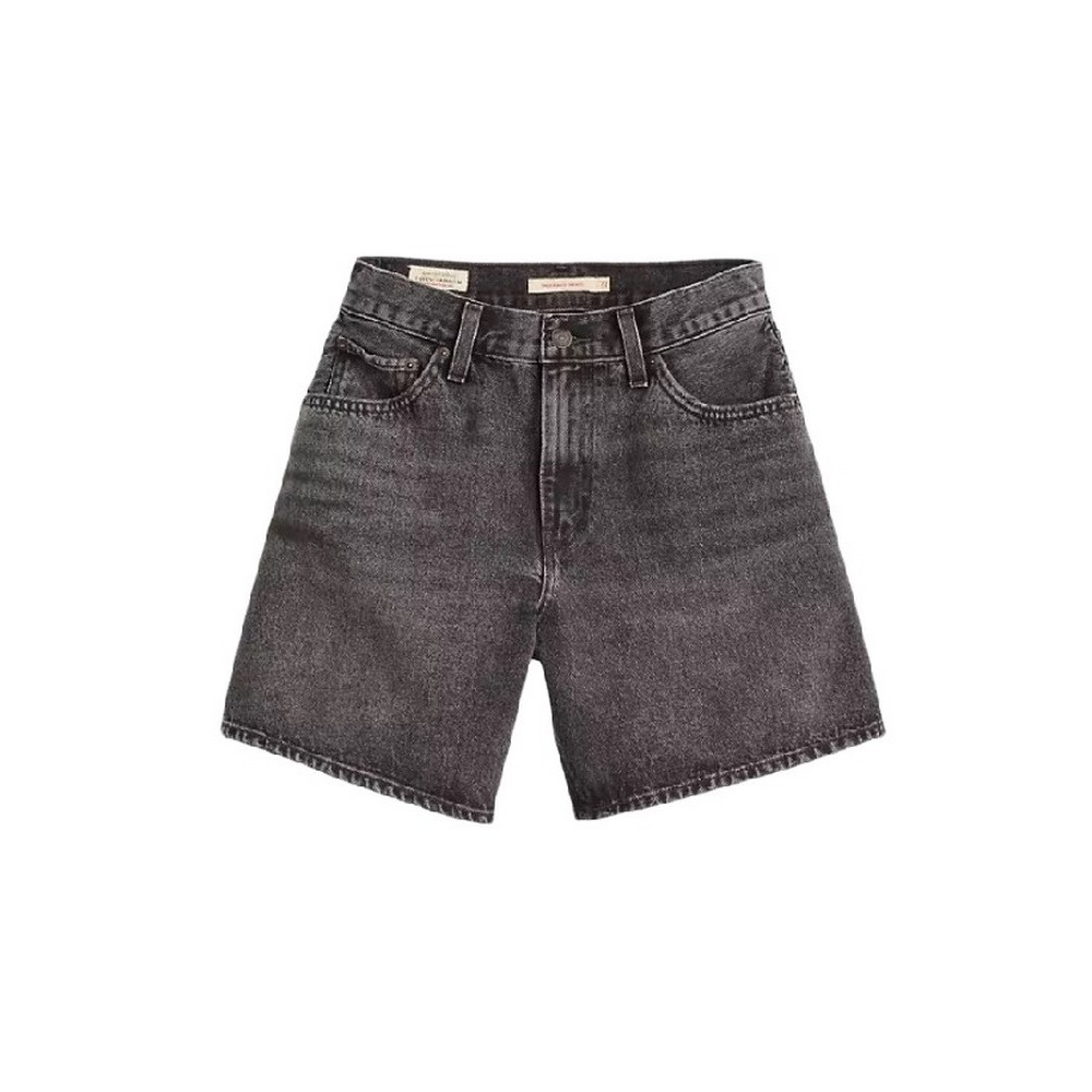 LEVIS HIGH BAGGY SHORT A93110003 ΣΟΡΤΣ ΓΥΝΑΙΚΕΙΟ BLACK DENIM