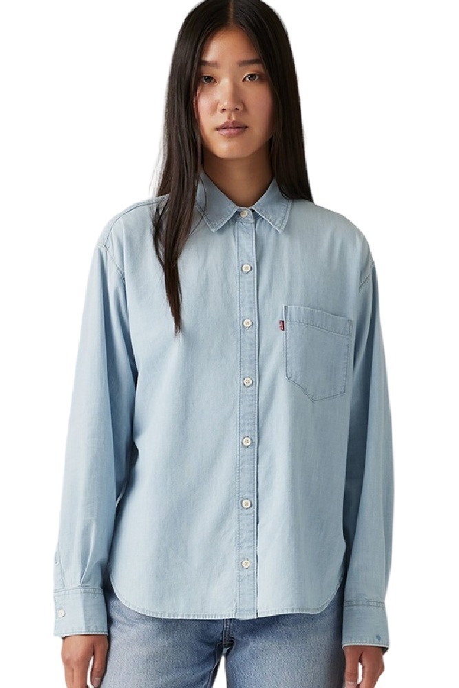 LEVIS HARLIE NEW BF SHIRT 001HM0000  WORN IN ΠΟΥΚΑΜΙΣΟ ΓΥΝΑΙΚΕΙΟ LIGHT INDIGO