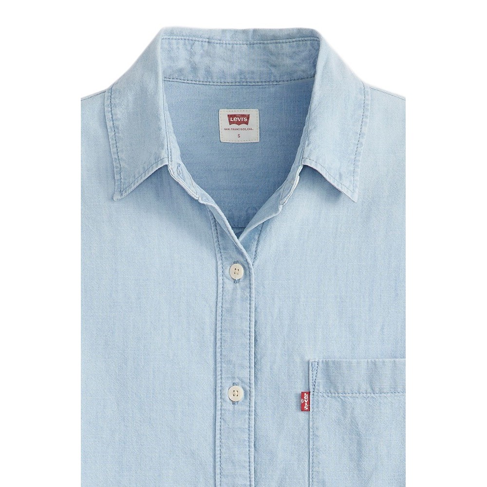LEVIS HARLIE NEW BF SHIRT 001HM0000  WORN IN ΠΟΥΚΑΜΙΣΟ ΓΥΝΑΙΚΕΙΟ LIGHT INDIGO
