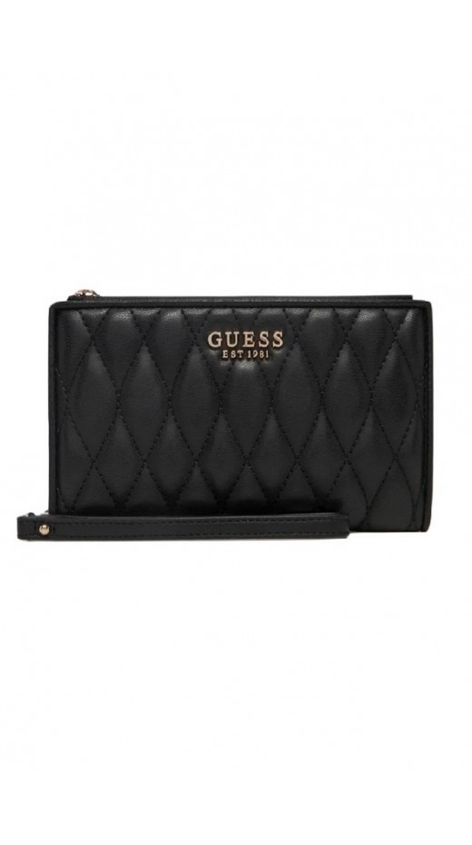 GUESS VALLA SLG DBL ZIP ORGANIZER ΠΟΡΤΟΦΟΛΙ ΓΥΝΑΙΚΕΙΟ BLACK